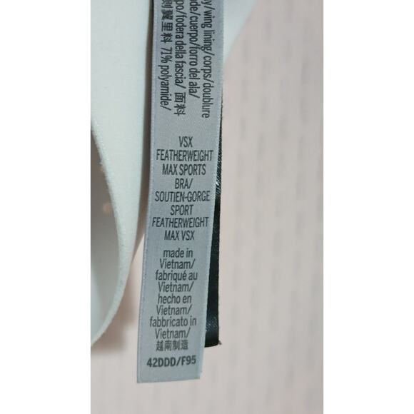 Victoria's Secret VSX 42DDD Featherweight Max Sports Bra High Impact Wireless - Picture 10 of 11